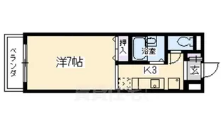 クレスト平野【3階】の間取り