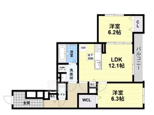パノフグランデ【1階】の間取り