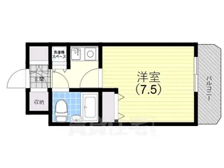 ステーションプラザ神戸西【6階】の間取り