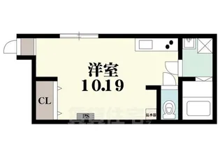 オリエントシティ姫島【1階】の間取り