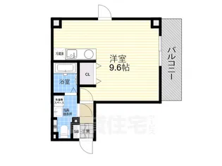 パレス花水木【4階】の間取り