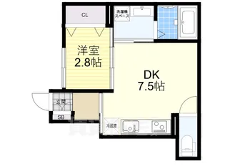 コスモガーデン中野町【1階】の間取り