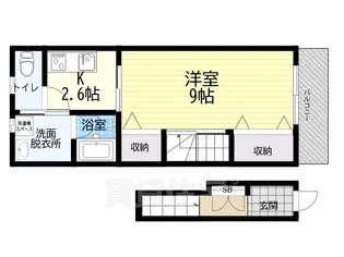 CROUD甲子園里中町【2階】の間取り