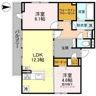 (仮称)D-ROOM高槻市宮田町3丁目PJ【3階】の間取り