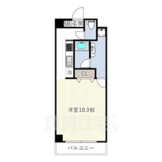 HERBE入船【8階】の間取り