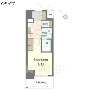 S-RESIDENCE野並駅前broad【10階】の間取り