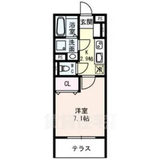 滋賀県草津市追分5丁目【アパート】の間取り