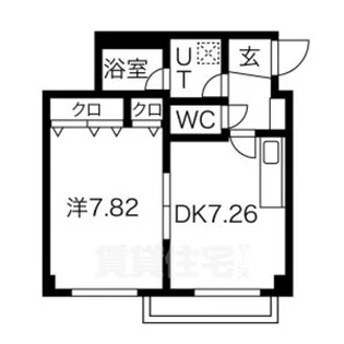 プラネシア星の子山科駅前【3階】の間取り