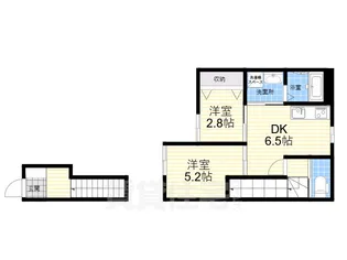 コスモガーデン中野町【2階】の間取り