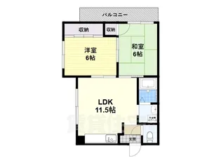 ベルヴュ離宮【2階】の間取り