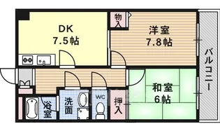 エトワールサカモト【301号室】の間取り
