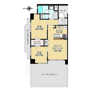 セレッソコート西宮北口リアライズ【2階】の間取り