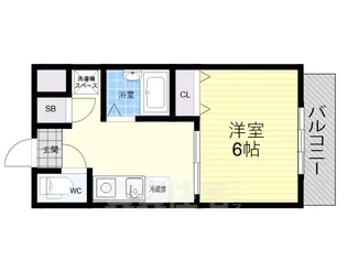 サンハイツバロン1【3階】の間取り