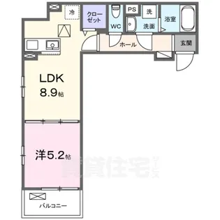 フォルトゥーナ【1階】の間取り