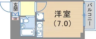 ペイサージュサンコー【8階】の間取り
