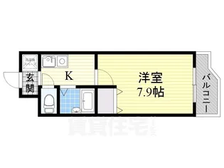 大阪府堺市西区浜寺諏訪森町西1丁【マンション】の間取り