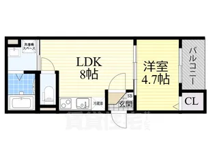 Grand平野【1階】の間取り
