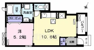 アルモニー【1階】の間取り