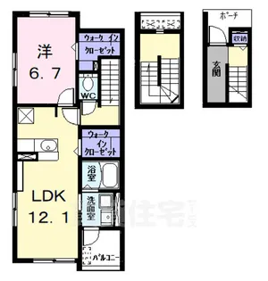 アヴニール【3階】の間取り