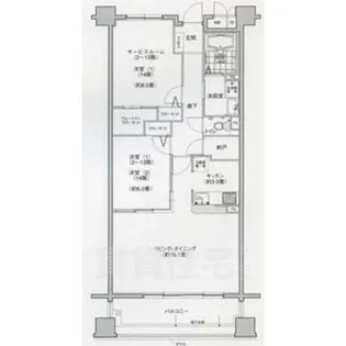 グラン・アベニュー名駅南【2階】の間取り