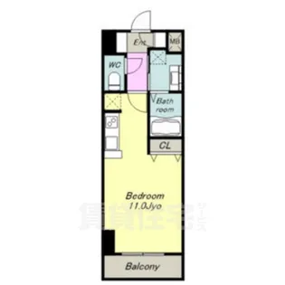 フローラ草平【10階】の間取り