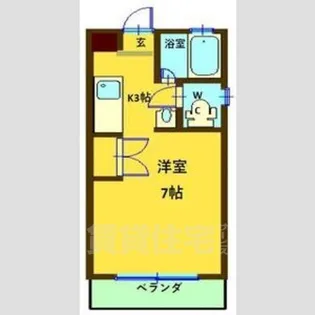 シルバープレイス【1階】の間取り