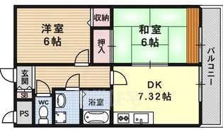 グレースフル K【2階】の間取り
