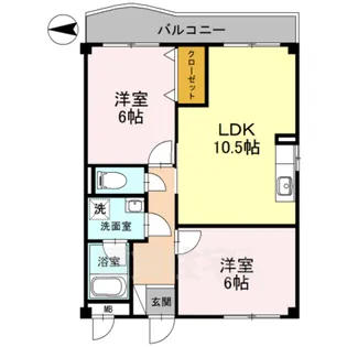 メゾンパレス新大宮【3階】の間取り