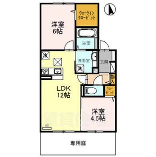 リアングランデ【1階】の間取り