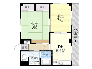 グリーンマンション12【1階】の間取り