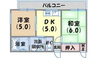 トリヴァンベール門前【3階】の間取り