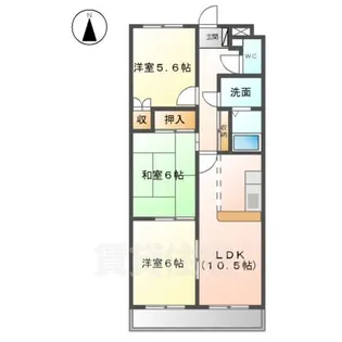 ピュアINN21【1階】の間取り