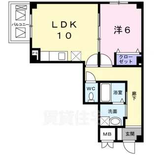 CASA MIA【3階】の間取り