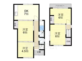 奈良県桜井市大字大泉【一戸建】の間取り