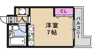フォーラム都島内代駅前【10階】の間取り