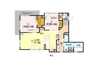 大阪府高槻市本町【アパート】の間取り