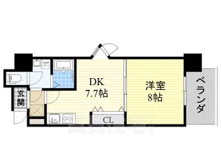 KDXレジデンス熱田神宮【9階】の間取り