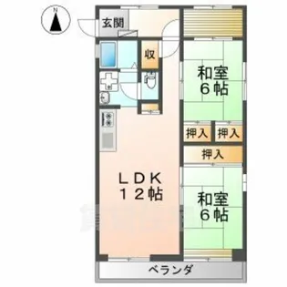 タジマビル【6階】の間取り