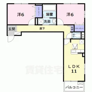 current【1階】の間取り