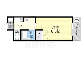 えんだら50歩【601号室】の間取り