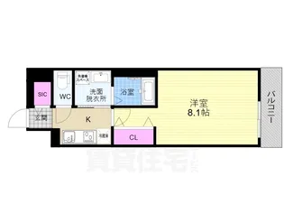 ベラジオ雅び京都洛北ガーデン【3階】の間取り