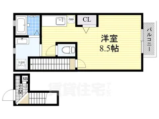 ドルフハイム清福寺【2階】の間取り