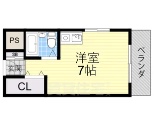 朋竹ハイツ【2階】の間取り