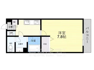 ロクサーヌ浜甲子園【1階】の間取り