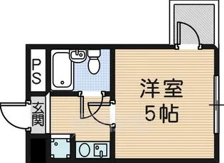 ダイドーメゾン立花西【4階】の間取り