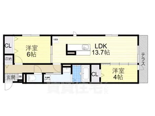 HKハイム1【3階】の間取り