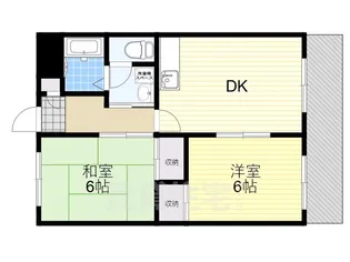 チボリビル【5階】の間取り
