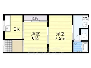 中島ハイツ【102号室】の間取り