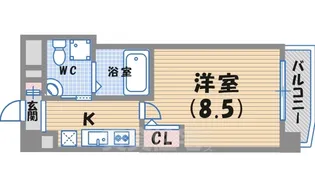 セレニテ西宮本町【7階】の間取り