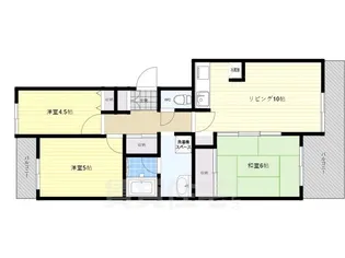 グランビュー山手【1階】の間取り